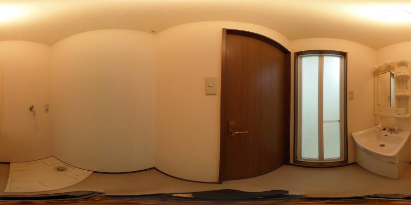 パノラマ画像洗面所