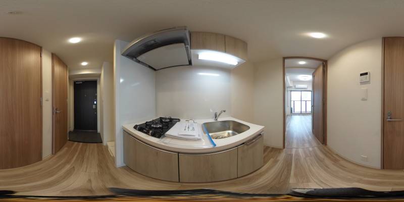 パノラマ画像キッチン