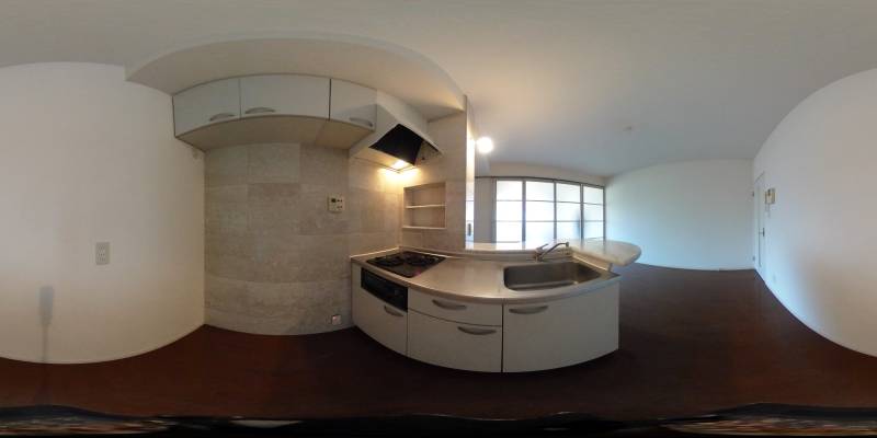 パノラマ画像キッチン