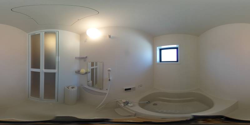 パノラマ画像バスルーム