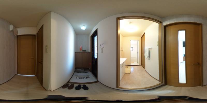 パノラマ画像玄関