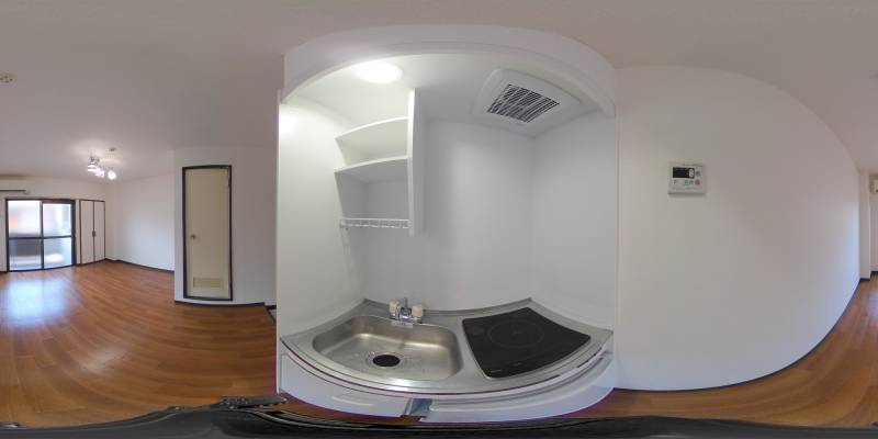 パノラマ画像キッチン