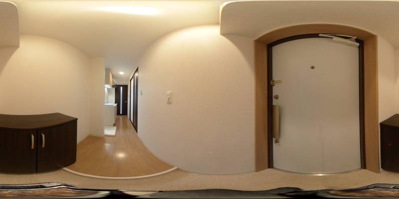 パノラマ画像玄関