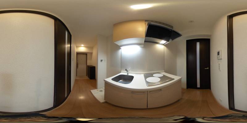 パノラマ画像キッチン