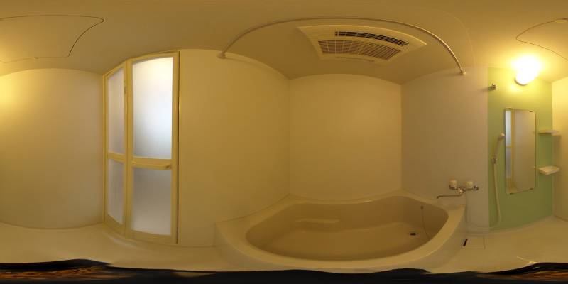 パノラマ画像バスルーム