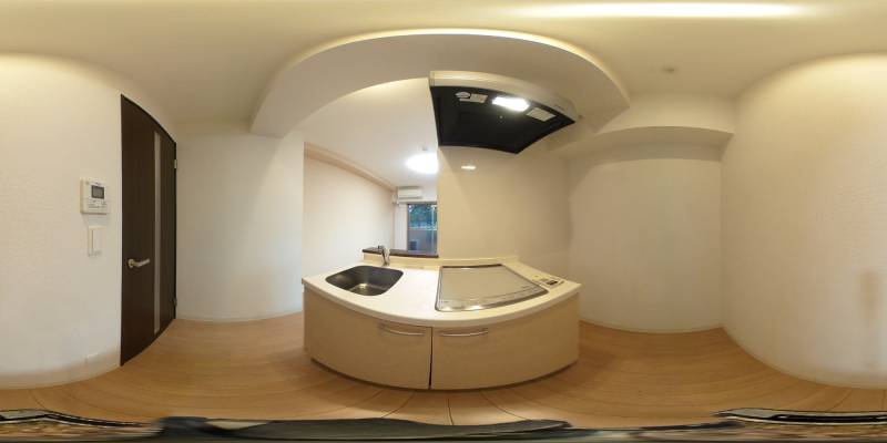 パノラマ画像キッチン