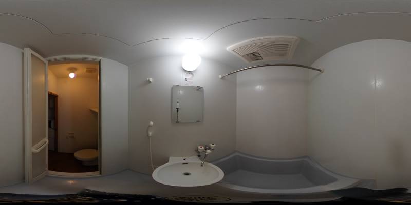 パノラマ画像バスルーム