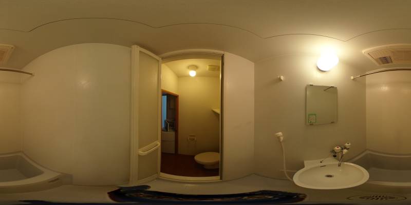 パノラマ画像バスルーム