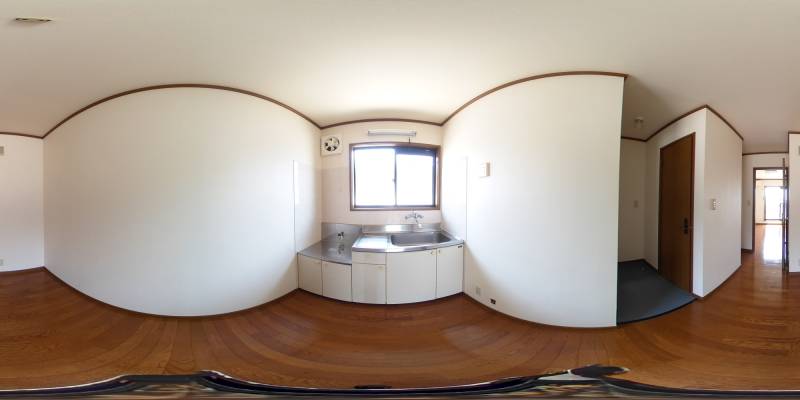 パノラマ画像キッチン