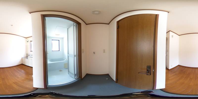 パノラマ画像洗面所