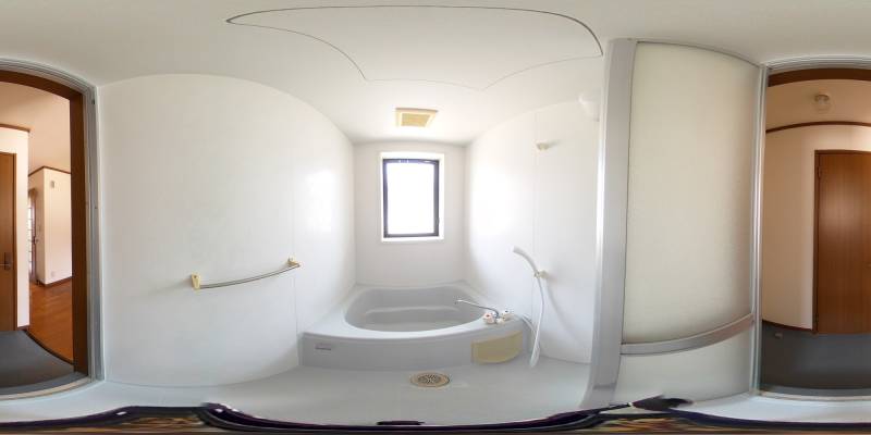 パノラマ画像バスルーム