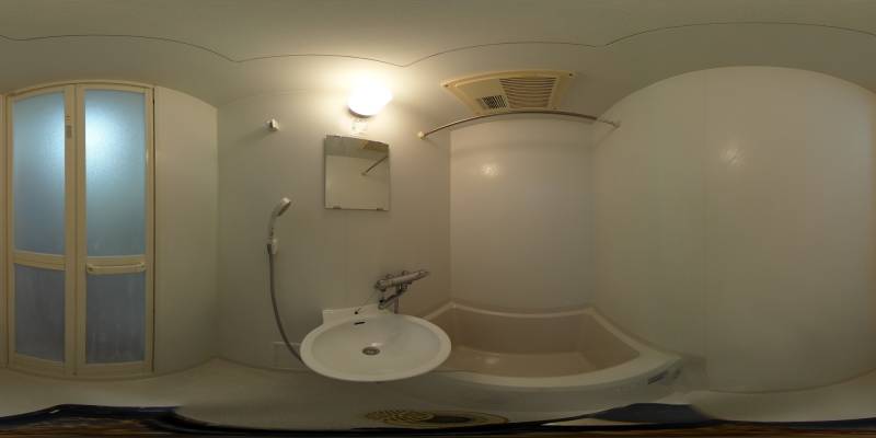 パノラマ画像バスルーム