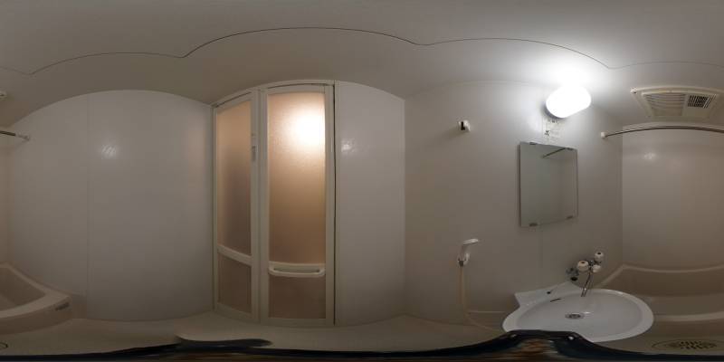 パノラマ画像洗面所