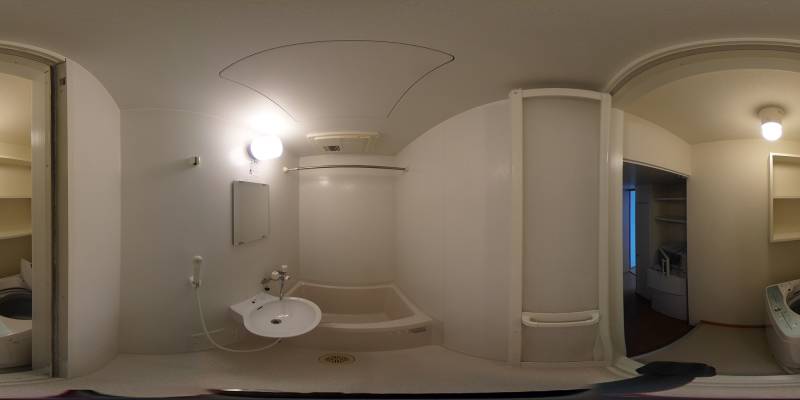 パノラマ画像バスルーム