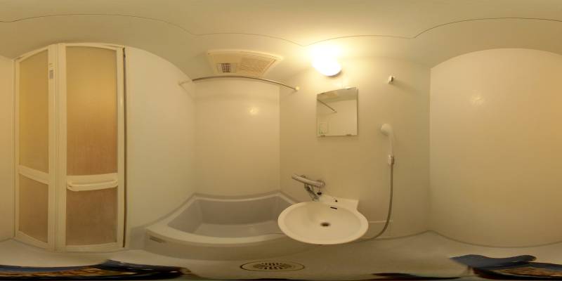 パノラマ画像バスルーム