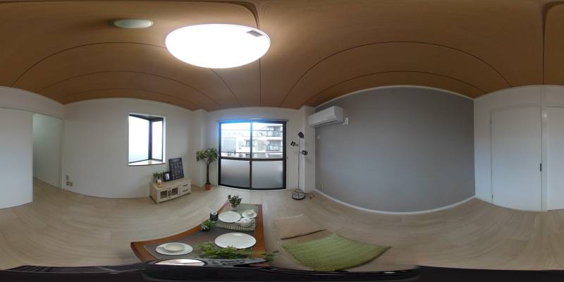 パノラマ画像洋室