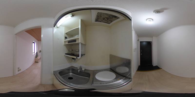 パノラマ画像キッチン