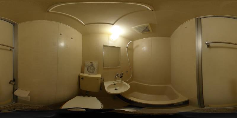 パノラマ画像バスルーム