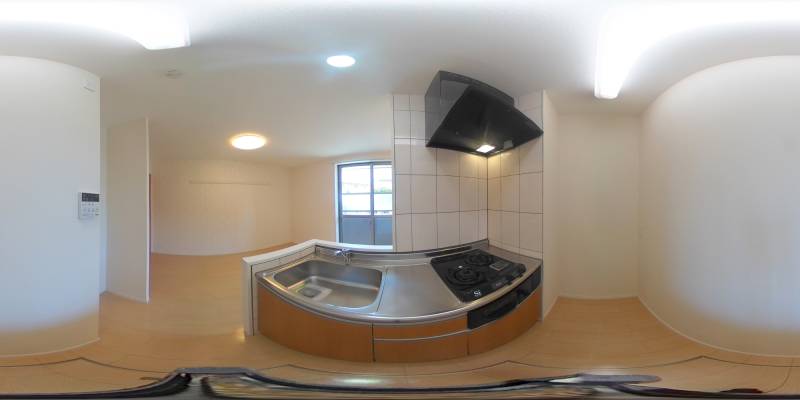 パノラマ画像キッチン