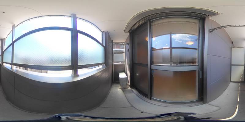 パノラマ画像バルコニー