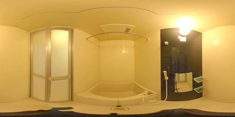 パノラマ画像バスルーム