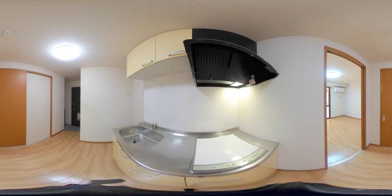 パノラマ画像キッチン