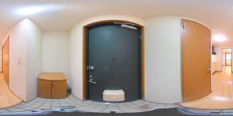 パノラマ画像玄関