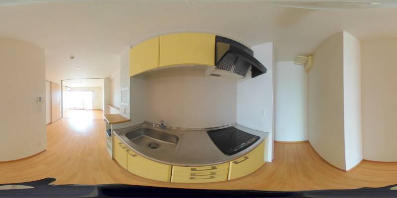 パノラマ画像キッチン