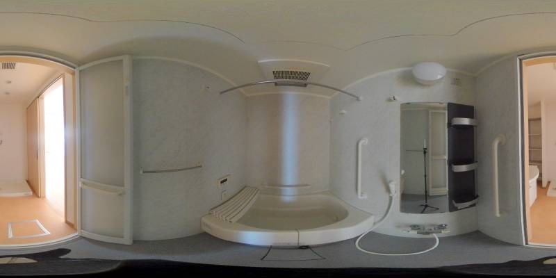 パノラマ画像バスルーム