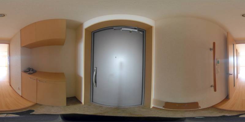 パノラマ画像玄関