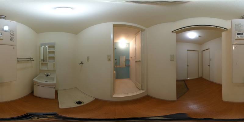 パノラマ画像洗面所