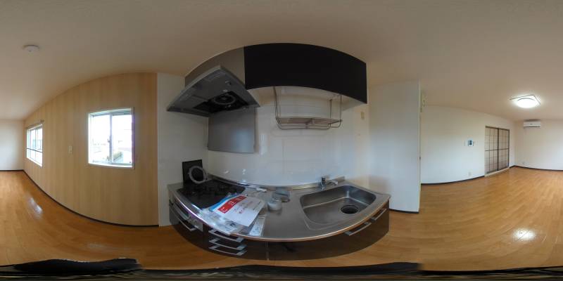 パノラマ画像キッチン