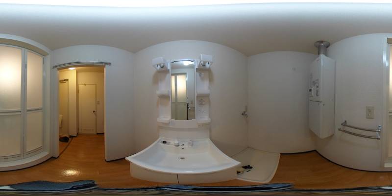 パノラマ画像洗面所