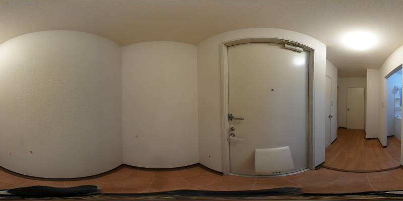 パノラマ画像玄関