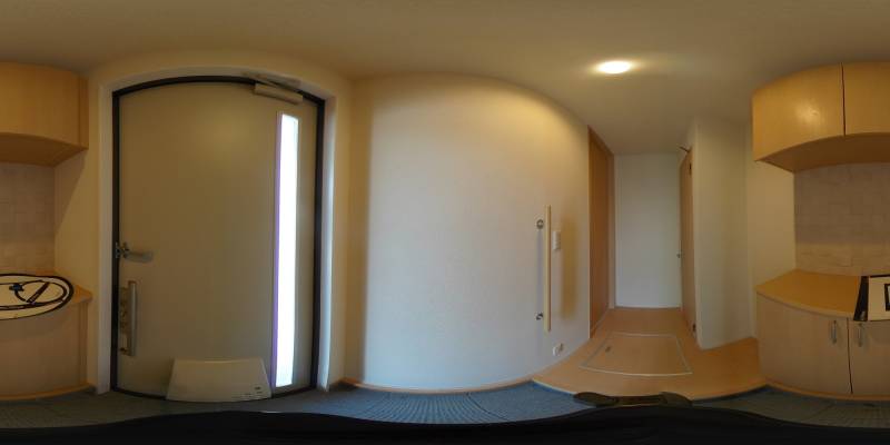 パノラマ画像玄関