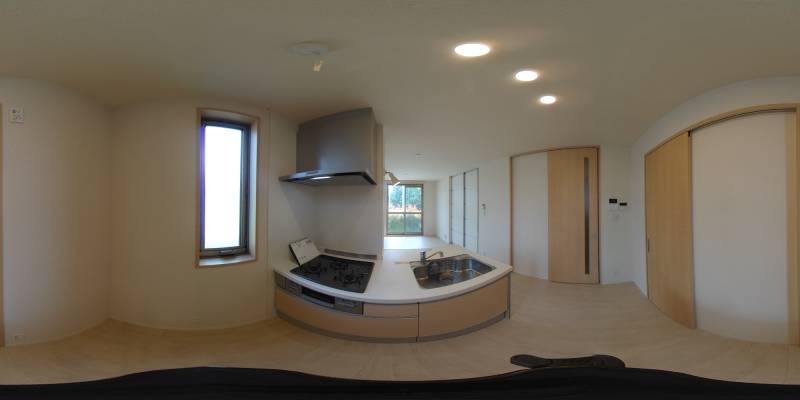 パノラマ画像キッチン