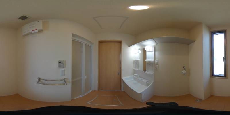 パノラマ画像洗面所