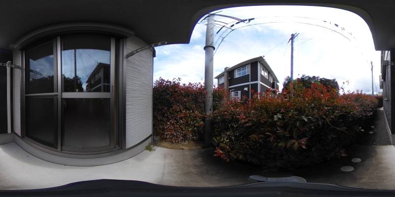 パノラマ画像バルコニー