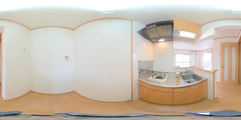 パノラマ画像キッチン