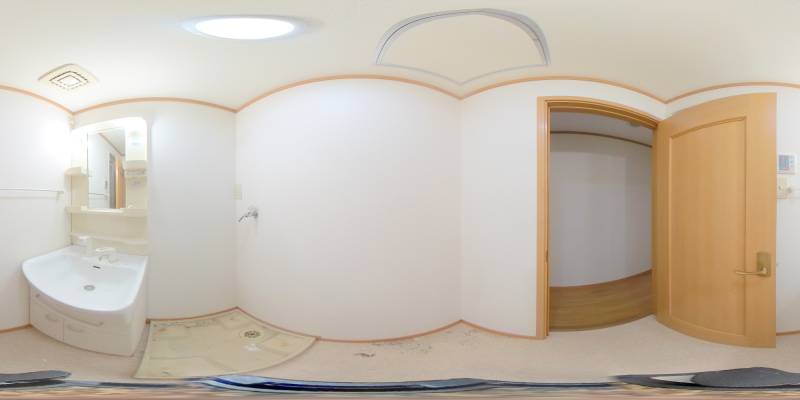 パノラマ画像洗面所