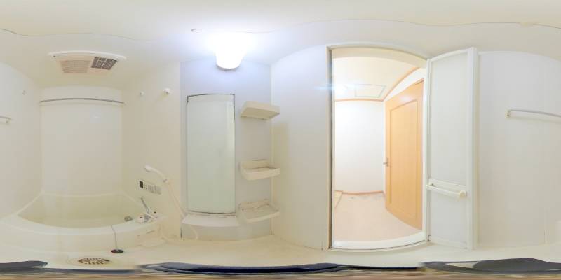 パノラマ画像バスルーム