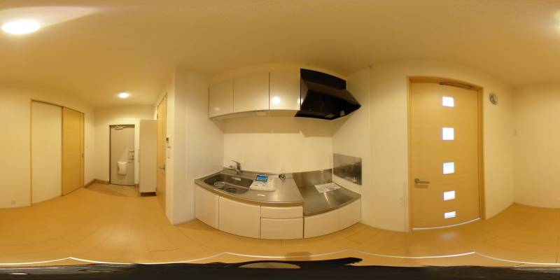 パノラマ画像キッチン