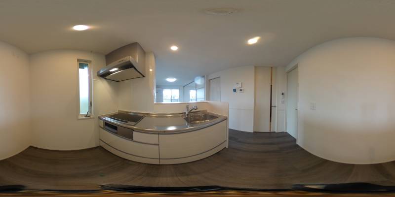 パノラマ画像キッチン