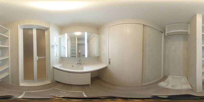 パノラマ画像洗面所