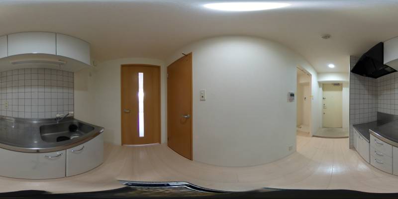 パノラマ画像キッチン