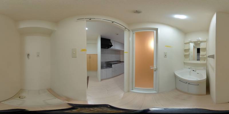 パノラマ画像洗面所