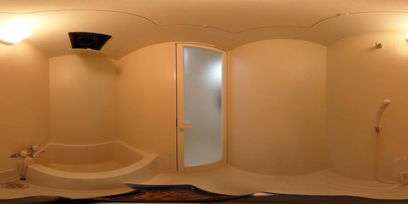 パノラマ画像バスルーム