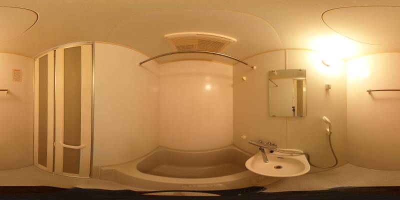 パノラマ画像バスルーム