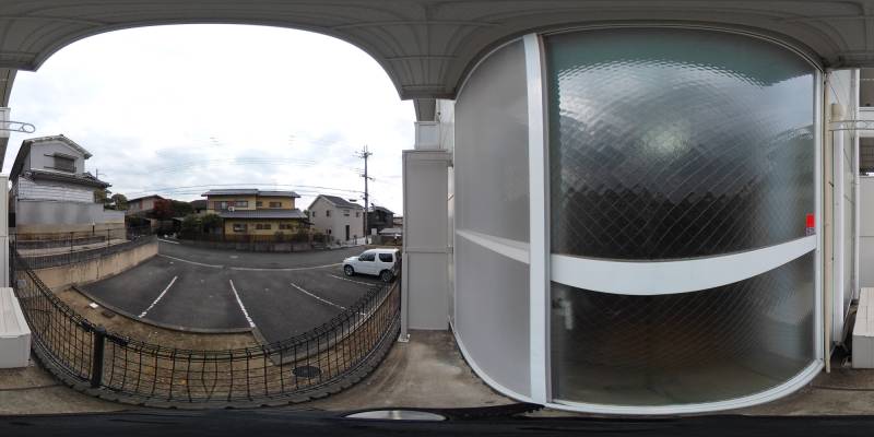 パノラマ画像バルコニー