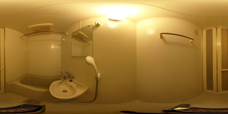 パノラマ画像バスルーム